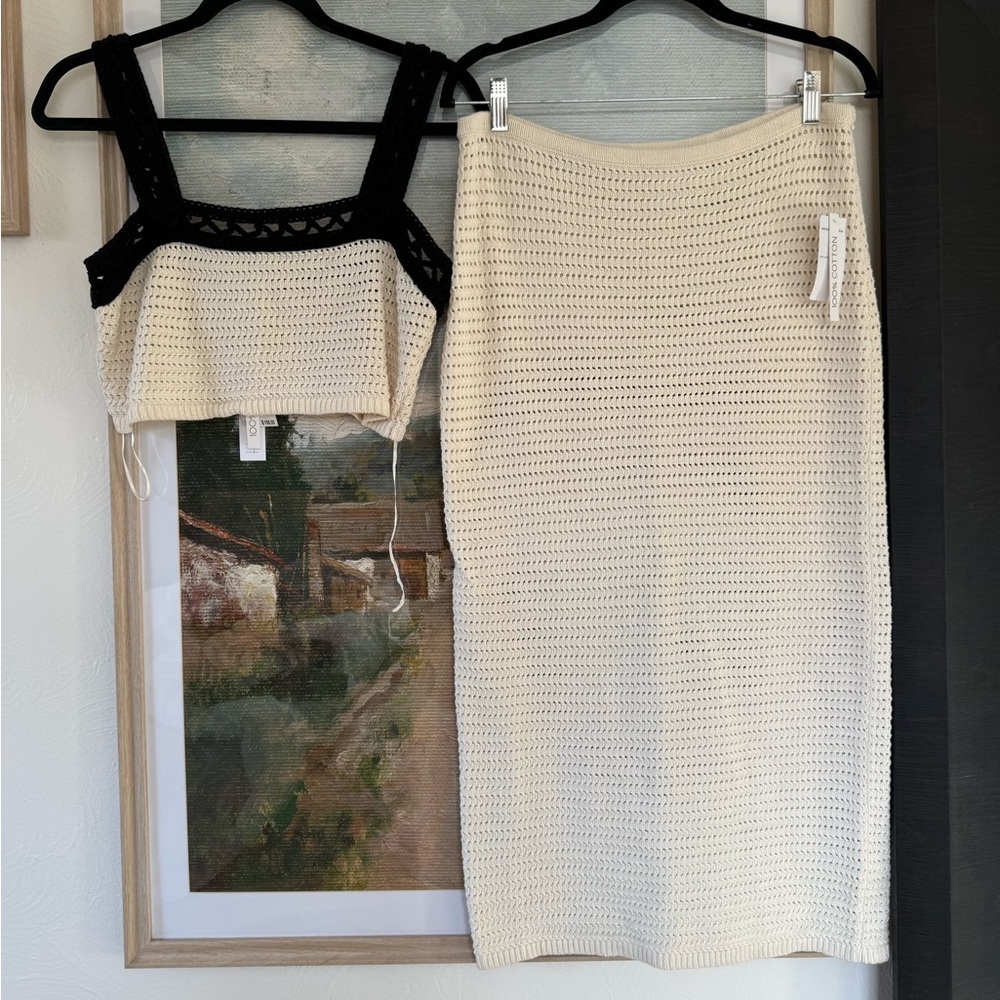 House of Harlow Beach Coverup set